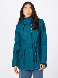 Ragwear Parkas Tussenparka Monadis Dames Smaragd -Goedkope Ragwear winkel 7d56430323fe8184d9371ff17d78c3f5