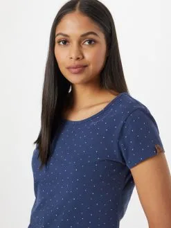 Ragwear T-shirts Shirt MINTT Dames Lichtblauw / Donkerblauw -Goedkope Ragwear winkel 7e6f2fbd0c2759dbe7c0f3984f10a67c