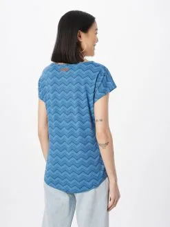 Ragwear T-shirts Shirt CHEDAR CHEVRON Dames Marine / Hemelsblauw / Lichtblauw -Goedkope Ragwear winkel 7f86e1965dd509fb32214ac601172f5c