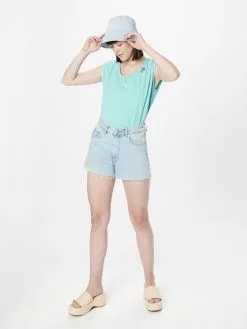 Ragwear T-shirts Shirt GREETA Dames Aqua -Goedkope Ragwear winkel 7f9babebf5d090a64ad744dc10c644cc