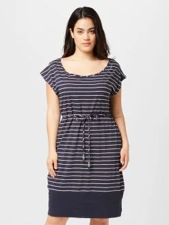 Jerseyjurken Jurk SOCHO Dames Navy -Goedkope Ragwear winkel 844fe51c38aace612afc2e7caa97a261