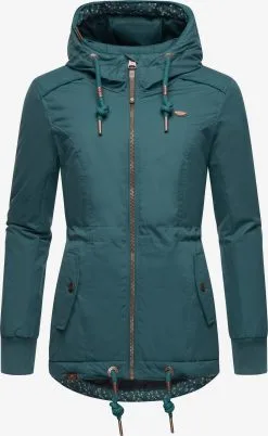 Ragwear Outdoor Jassen Functionele Jas Danka Dames Smaragd -Goedkope Ragwear winkel 8452062c5c7583bf25f3b786787e509c