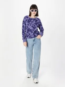 Ragwear Sweatshirts Sweatshirt NEREA Dames Nachtblauw / Blauw Gemêleerd -Goedkope Ragwear winkel 84830bfae918306e2ad91b548e272339