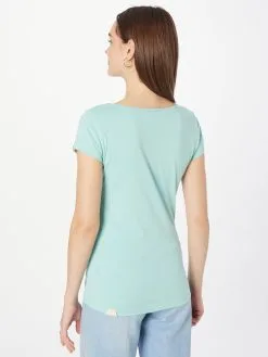 Ragwear T-shirts Shirt MINTT Dames Aqua -Goedkope Ragwear winkel 84ab64db85604135e25cbc2d5454c4bd