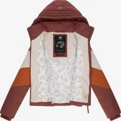 Ragwear Outdoor Jassen Functionele Jas Novva Dames Bruin -Goedkope Ragwear winkel 85764a5304cf1b6b1185280cda44559b