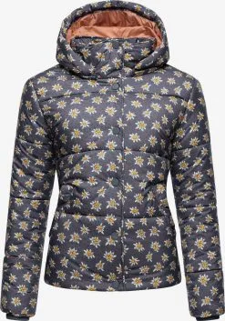 Ragwear Winterjassen Winterjas Dames Duifblauw -Goedkope Ragwear winkel 88af41eb4558fe51cbd7b6fee0549c1a
