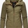 Ragwear Winterjassen Winterjas Druna Dames Sand