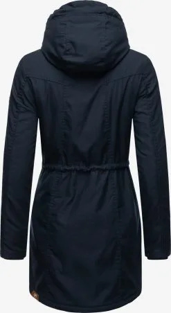 Ragwear Parkas Winterparka Elsie Dames Blauw / Navy -Goedkope Ragwear winkel 8adbbccd4cd64d35199dbd2acc99ae05