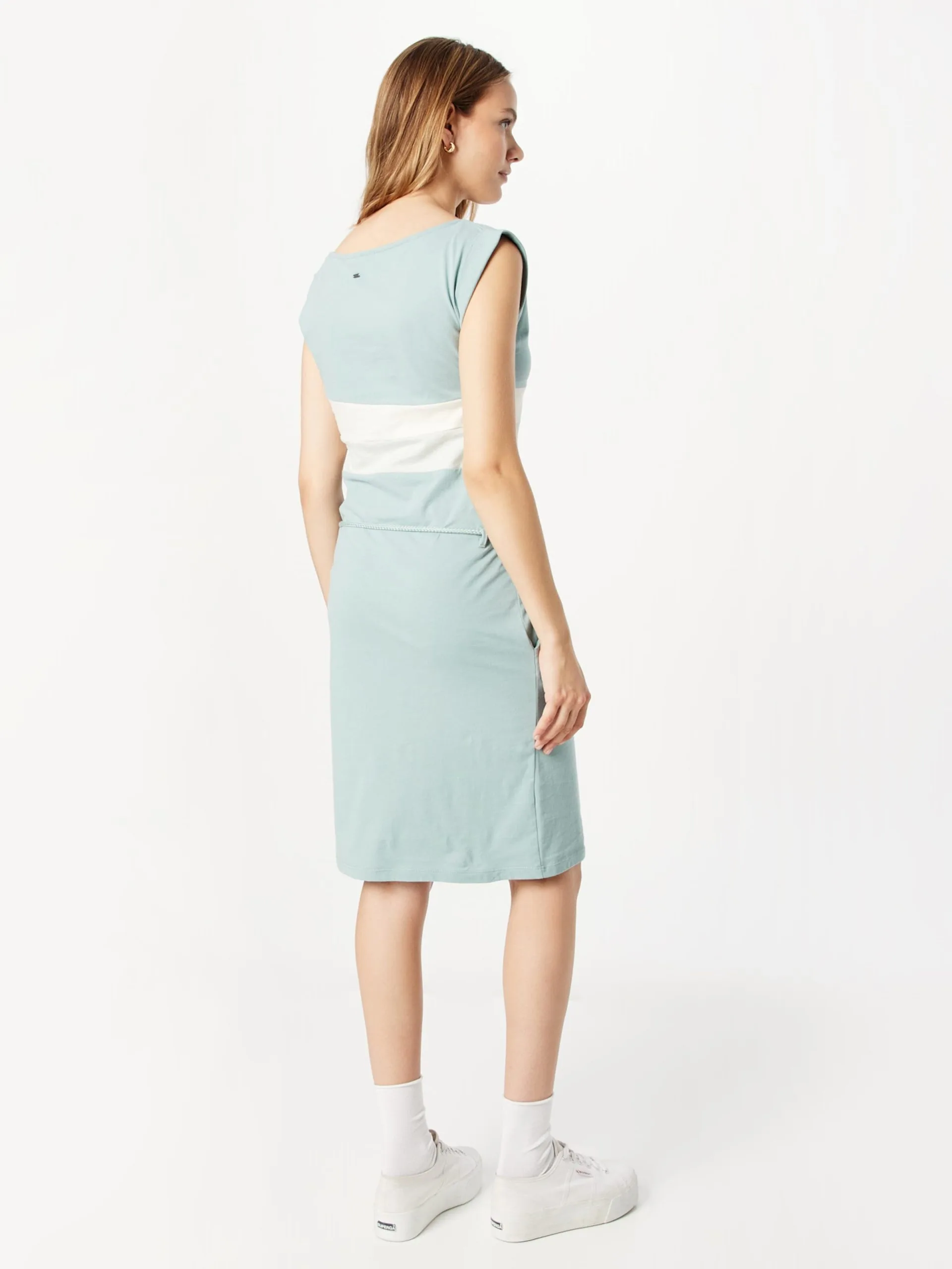 Ragwear Jerseyjurken Jurk TARAYA Dames Lichtblauw 4 Ragwear Jerseyjurken Jurk TARAYA Dames Lichtblauw - Afbeelding 4