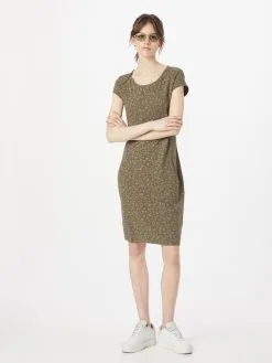 Ragwear Jerseyjurken Jurk RIVAN Dames Olijfgroen / Lichtgroen -Goedkope Ragwear winkel 8d28686a3af9871b22b48ba1ff687b94