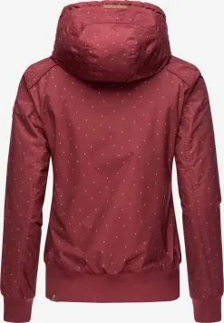 Ragwear Winterjassen Winterjas Druna Print Winter Dames Wijnrood -Goedkope Ragwear winkel 8df1700d965adbc9f604ed7e6dc2014c