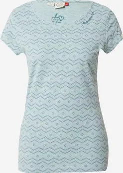 Ragwear T-shirts Shirt MINTT Dames Blauw