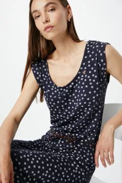 Ragwear Midi Jurken Jurk Dames Navy -Goedkope Ragwear winkel 8ff4f815f2911eae4bc8664fc62c6066