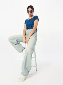 Ragwear T-shirts Shirt MINTT Dames Blauw / Aqua -Goedkope Ragwear winkel 92ba3af89add8ffa43516643d0b9176d