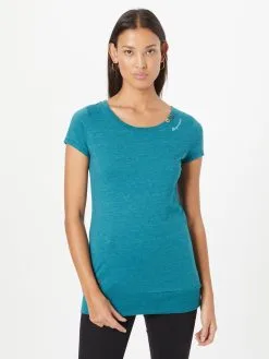 Ragwear T-shirts Shirt LESLY Dames Pastelblauw -Goedkope Ragwear winkel 948487c7cf3236b42438fed98086ab59