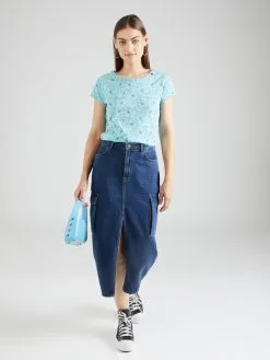 Ragwear T-shirts Shirt Dames Aqua -Goedkope Ragwear winkel 9604c4199643952dbf618ddf66af1101