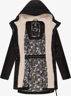 Ragwear Parkas Winterparka Elsie Dames Zwart -Goedkope Ragwear winkel 97f615eced6a24d0f777c45fc1f46e23