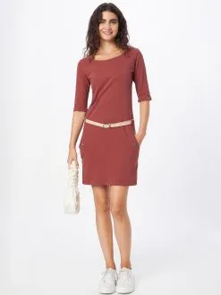 Ragwear Jerseyjurken Jurk TANYA Dames Roestrood -Goedkope Ragwear winkel 9a04630a4a686b13052df45854096be5