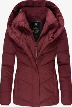 Ragwear Winterjassen Winterjas Natesa Dames Kersrood -Goedkope Ragwear winkel 9aa1a94d5efbf29fa566045ae8823257