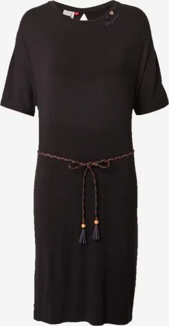 Ragwear Zomerjurken Zomerjurk Kass Dames Zwart