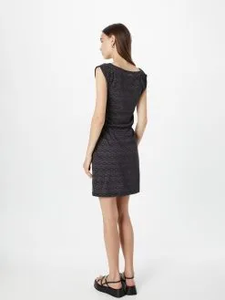 Ragwear Jerseyjurken Jurk TAGG Dames Zwart -Goedkope Ragwear winkel 9e08b7ffc10df56b1f5a0209545434ea