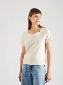 Ragwear T-shirts Shirt Dames Crème -Goedkope Ragwear winkel a079ced9d3bc7a1faccd997ccbf2aa7f