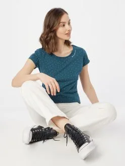 Ragwear T-shirts Shirt Dames Blauw -Goedkope Ragwear winkel a10c0a436a9525ae4c5130c8a93139ce