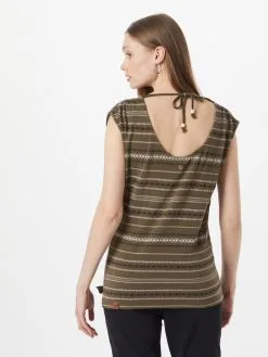 Ragwear T-shirts Shirt GREETA Dames Olijfgroen -Goedkope Ragwear winkel a4670f6f134b035d609823e1e065adc3