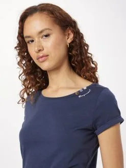 Ragwear T-shirts Shirt Florah Dames Navy -Goedkope Ragwear winkel a4b2916ee4084bf91bbc4f240cd247c9
