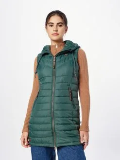 Ragwear Bodywarmers Bodywarmer Lucinda Dames Donkergroen -Goedkope Ragwear winkel a51e2e02eb57e5e2ec38cf88d1050de3