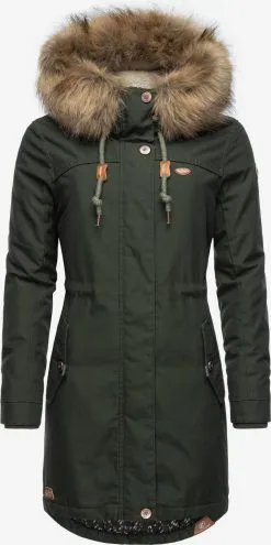Ragwear Parkas Winterparka Tawny Dames Olijfgroen -Goedkope Ragwear winkel a7ad855fc4d01f95993a611c47a8c9c3