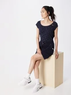 Ragwear T-shirts Shirt ROSANNE Dames Navy / Lichtblauw -Goedkope Ragwear winkel aa9aa402aca23edcd35f80c699d30178