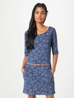 Ragwear Jerseyjurken Jurk TANYA Dames Navy / Smoky Blue -Goedkope Ragwear winkel acc713e087aa227bcb5213ed376cbf0d