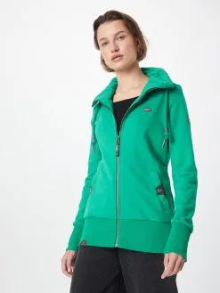 Ragwear Sweatvesten Sweatvest RYLIE Dames Jade Groen -Goedkope Ragwear winkel afe2824fc1a1679e0c400ba7d9eff286