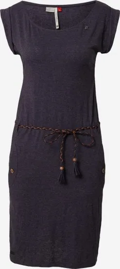 Ragwear Jerseyjurken Jurk TAGG Dames Donkergrijs