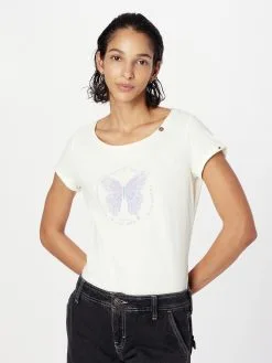 Ragwear T-shirts Shirt FLORAH Dames Offwhite -Goedkope Ragwear winkel b094813000e0d9ffb992f42030b6f12e