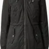 Ragwear Parkas Tussenparka DANKA Dames Zwart