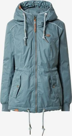 Ragwear Parkas Tussenparka DANKA Dames Smoky Blue