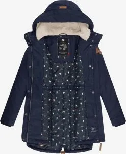 Ragwear Parkas Tussenparka Elba Dames Navy -Goedkope Ragwear winkel b3b7bf86bc4decb4153c0830413b954c