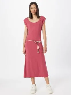 Ragwear Jerseyjurken Jurk TAG Dames Donkerroze -Goedkope Ragwear winkel b41886d8aae13e3542f3a7008ffe8641