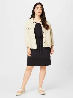 Jerseyjurken Jurk SOCHO Dames Zwart -Goedkope Ragwear winkel b4c17d919262fcf9006dc4fa45ab0159