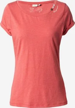 Ragwear T-shirts Shirt Florah Dames Watermeloen Rood