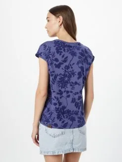 Ragwear T-shirts Shirt DIONA Dames Navy / Royal Blue/koningsblauw -Goedkope Ragwear winkel b754e4578cfd43a2bd62724e658b53c9