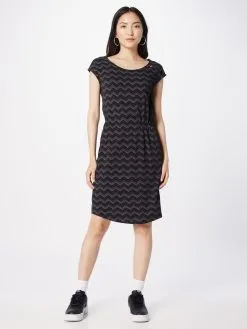 Ragwear Jerseyjurken Jurk LILITHE Dames Zwart -Goedkope Ragwear winkel b936d4e097bf525c3dd75b04f32ca706