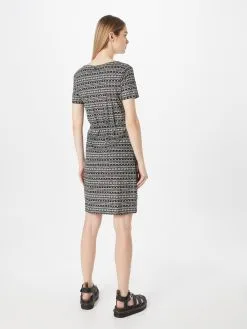 Ragwear Jerseyjurken Jurk PELIADA Dames Zwart -Goedkope Ragwear winkel ba22b19358a5bcd64515403035f34f54