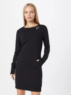 Ragwear Mini Jurken Jurk Menita Dames Zwart -Goedkope Ragwear winkel bc121b819513f5177e89eff676e2ec6f