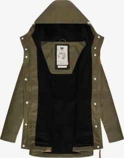 Ragwear Outdoor Jassen Functionele Jas Monadis Dames Olijfgroen -Goedkope Ragwear winkel bf5680e11127441a2a96061c8a25418c