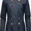 Ragwear Outdoor Jassen Functionele Jas Monadis Rainy Dames Navy