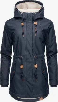 Ragwear Outdoor Jassen Functionele Jas Monadis Rainy Dames Navy
