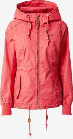 Ragwear Tussenjassen Tussenjas DANKKA Dames Rood
